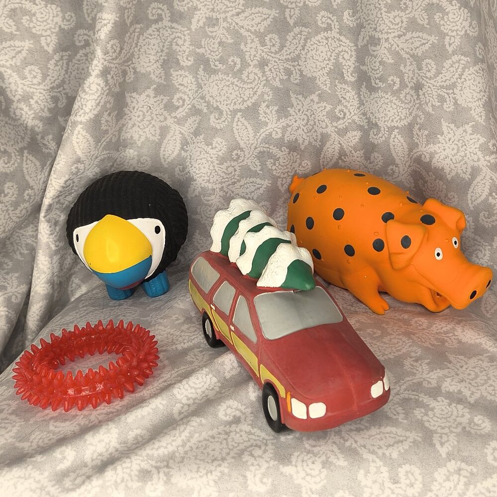 Dog toy lot